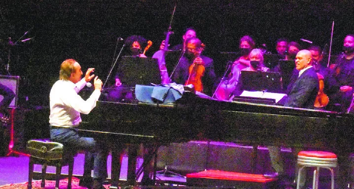 El pianista Raúl Di Blasio y Amaury Sánchez,  ya han trabajado juntos.   Archivo.