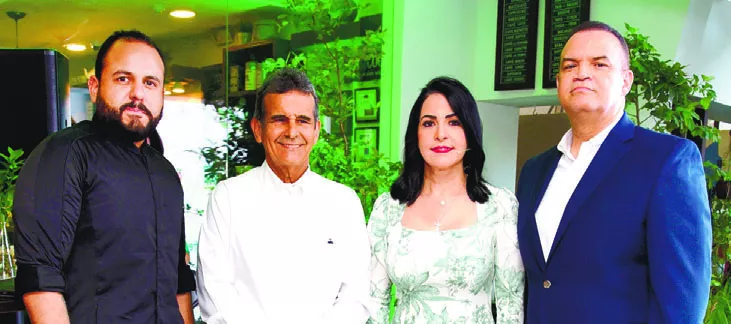 Hubert Reyes, Jesús Moreno, Magda Guerrero y Santiago Morales.