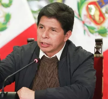 Pedro Castillo guarda prisión por 32 meses en Perú.
