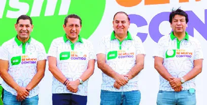 Carlos Butrón, Mario Medina, Jorge Añaños y Arturo Marroquín.