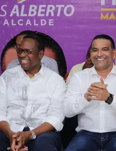 Alfredo Martínez y Luis Alberto en la actividad.