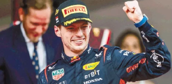 Max Verstappen   gano  el GP de Mónaco para ampliar su dominio  en el campeonato de F1.