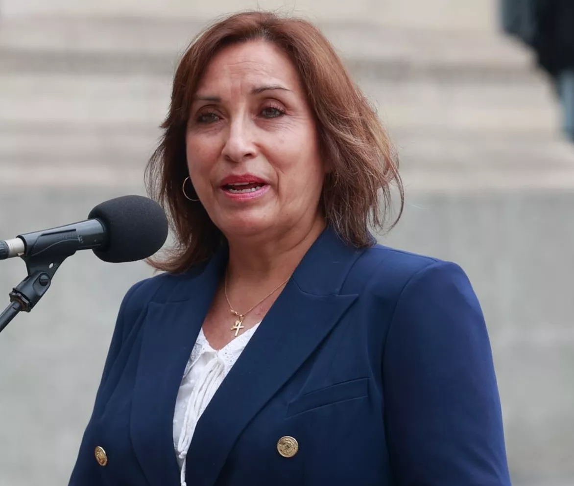 Dina Boluarte negó las  ejecuciones extrajudiciales.