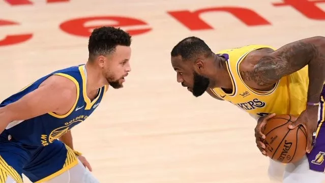 curry y lebron