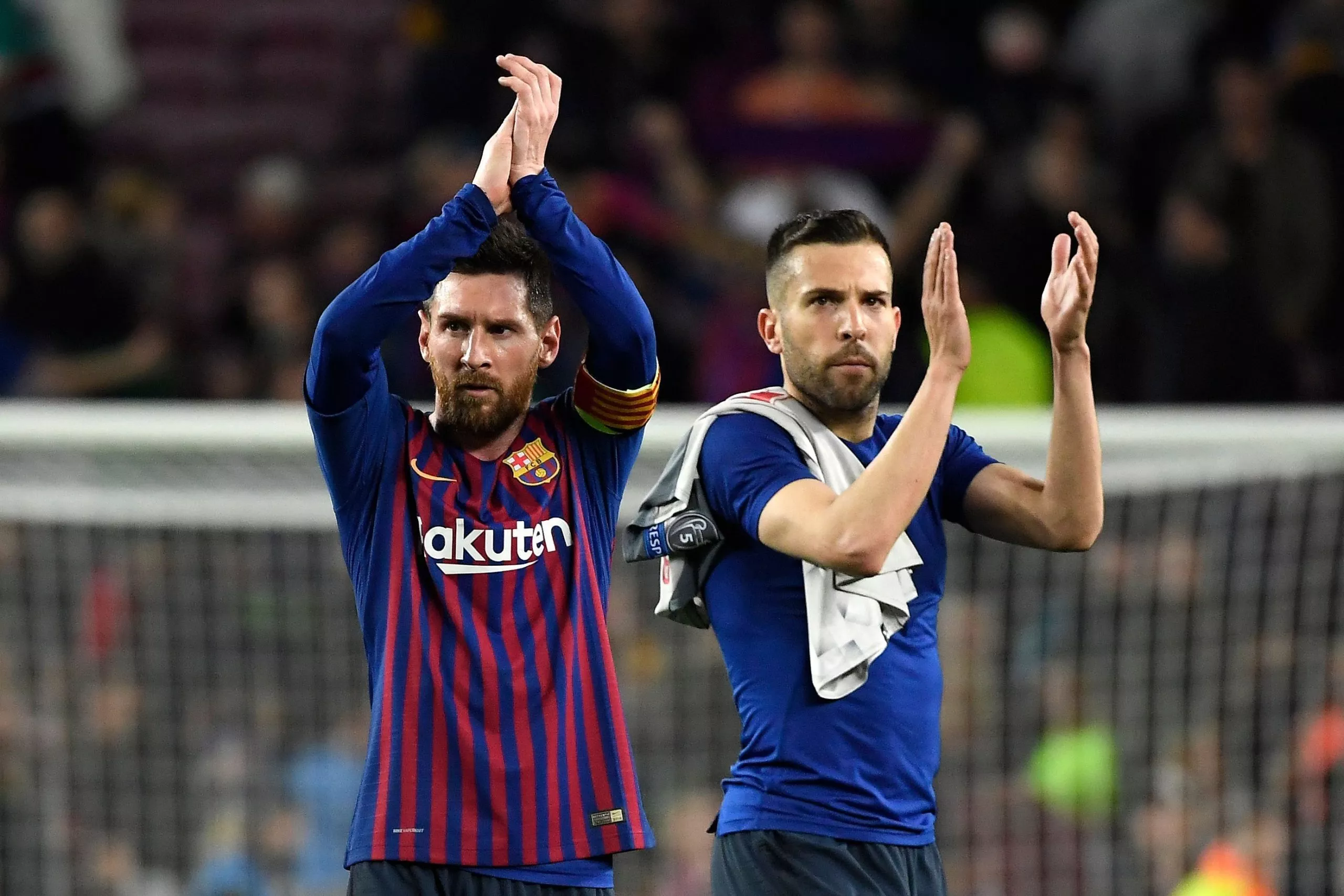 Messi, a Jordi Alba