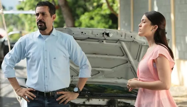 Jalsen Santana  y Liza Blanco, pareja en la cinta a estrenar.
