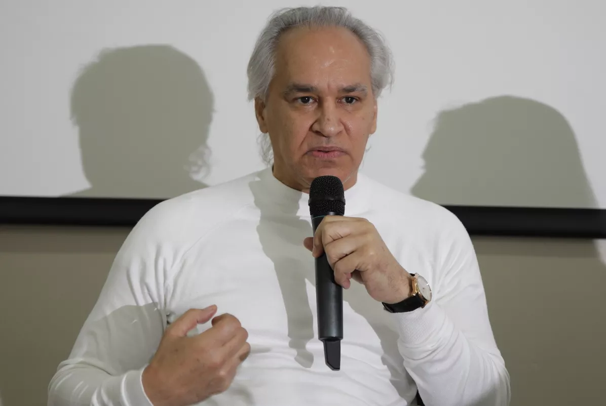 José Antonio Molina, durante el evento  sobre música.  fuente externa