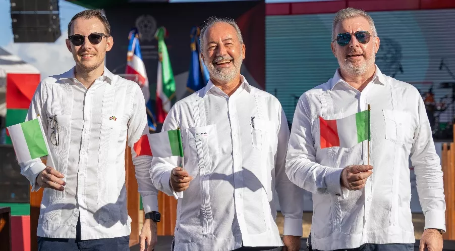 Mattia Lupini,  Stephano Queirolo Palmas y  Andrea Azzolini.