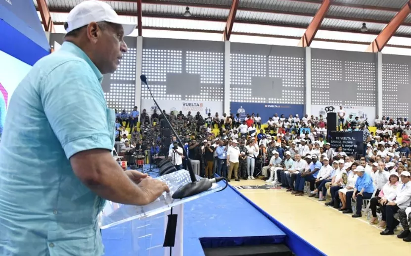 El ministro de Interior, Jesús Vásquez Martínez, en el acto.