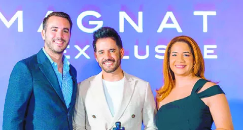 Andres Alguacil, Manny Cruz e Ingrid Isidor.