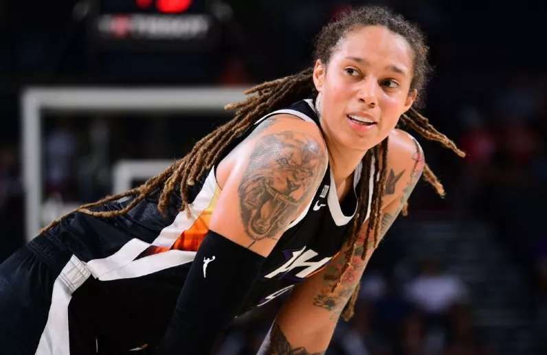 Brittney Griner  estelar jugadora de Phoenix Mercury. ap