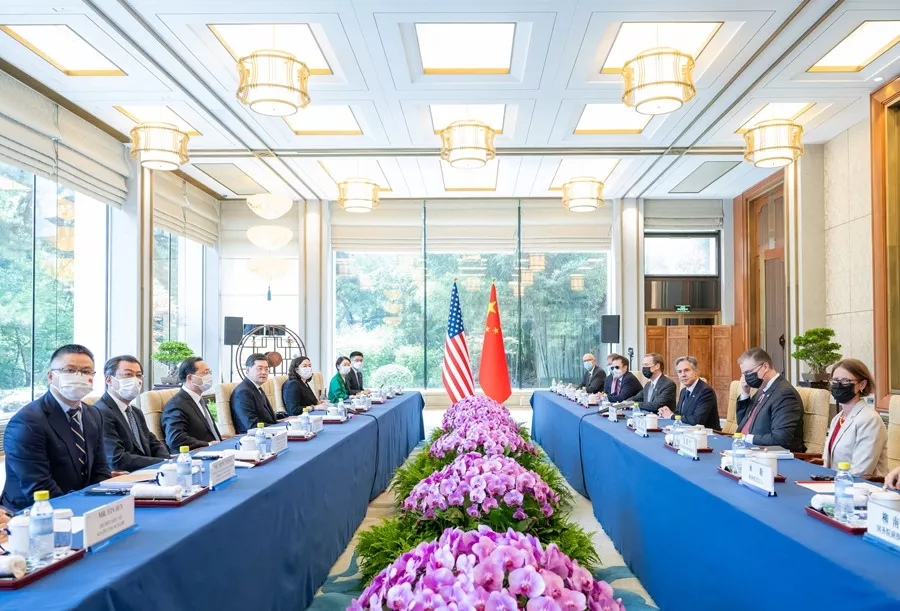 Chinese Foreign Minister Qin Gang holds talks with US Secretary of State Antony Blinken