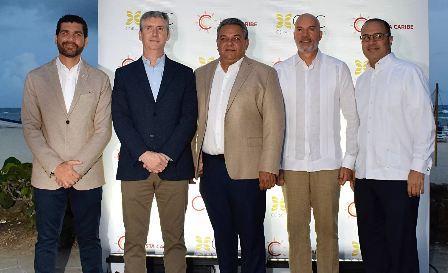 Radhames Martínez, Ricardo Felip, Newton Peralta, Ramón Tejeda y Jhovin Olivo.