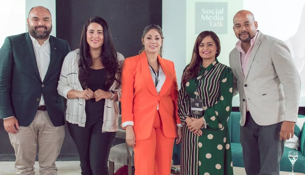 Luis Sarita, Nicolle Valentina, Iluminada Muñoz, Awilda Florencio y Manuel Ventura.