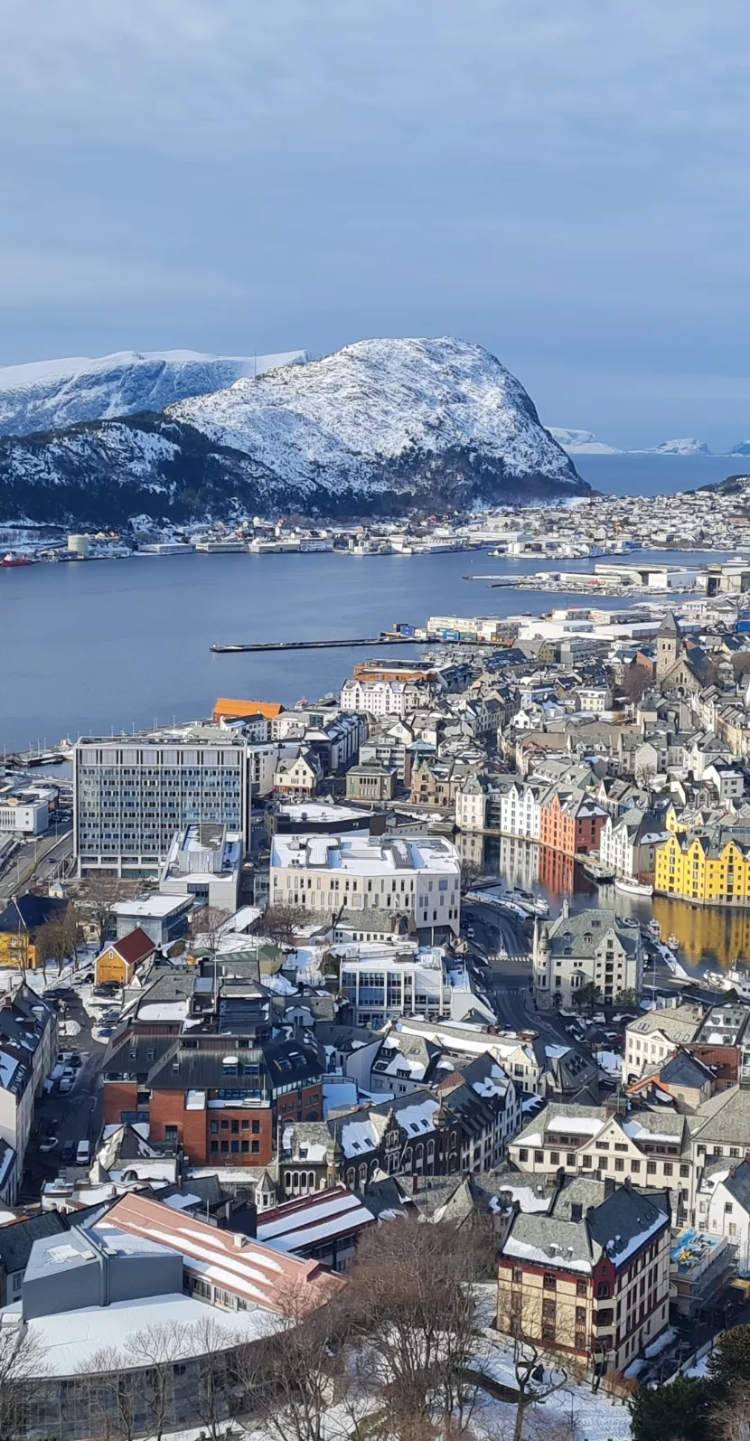 Vista desde el mirador de Alesund,   Fjellstua. fotos lady reyes