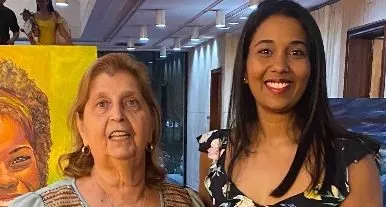 Isabel Jacobo  y Estefanía Sánchez.
