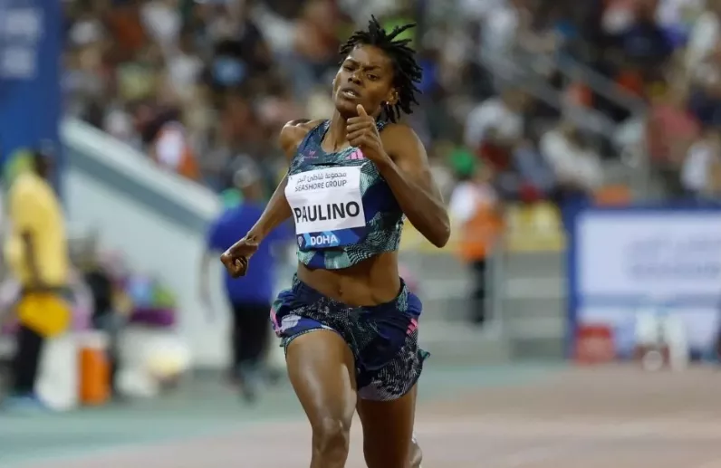 Marileidy Paulino no pudo quedar en la cima Liga Diamante.
