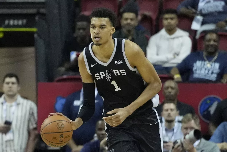 Spurs Trail Blazers Basketball