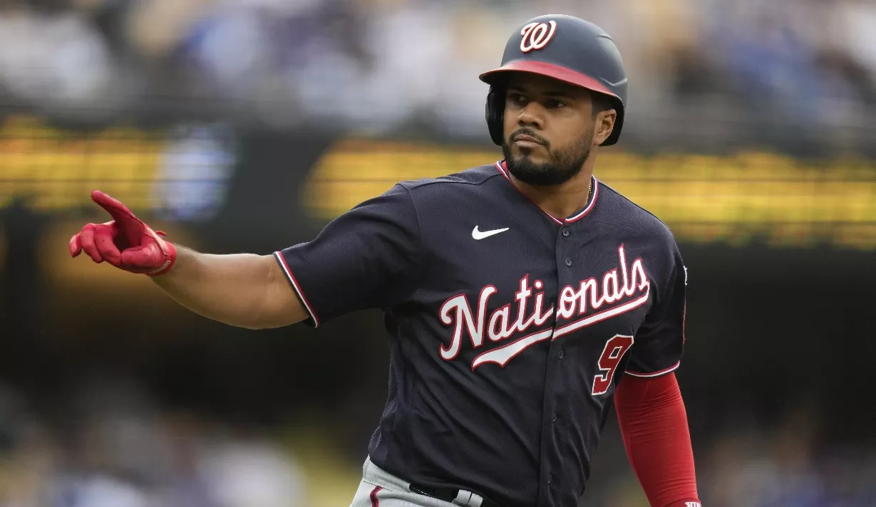 Nationals Dodgers Baseball