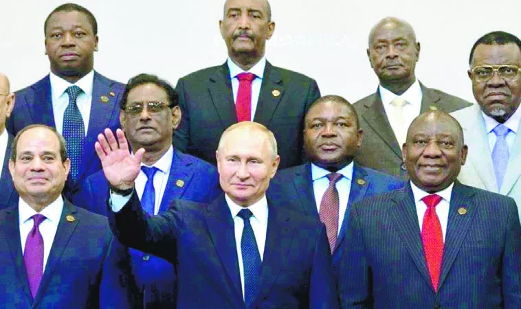 El presidente ruso, Vladímir Putin, recibirá hoy a los líderes de  países africanos.