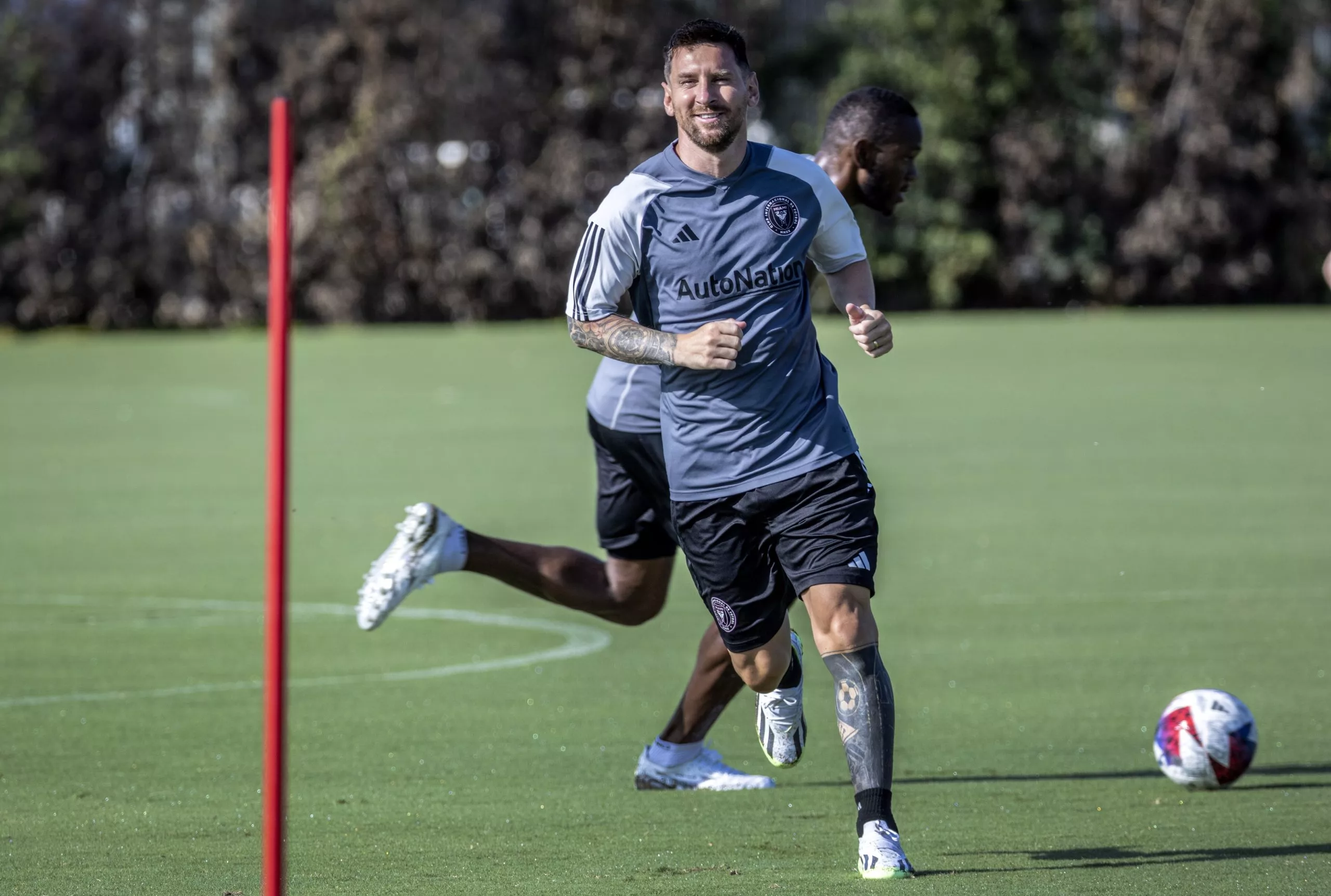 Messi’s first training session with Inter Miami CF