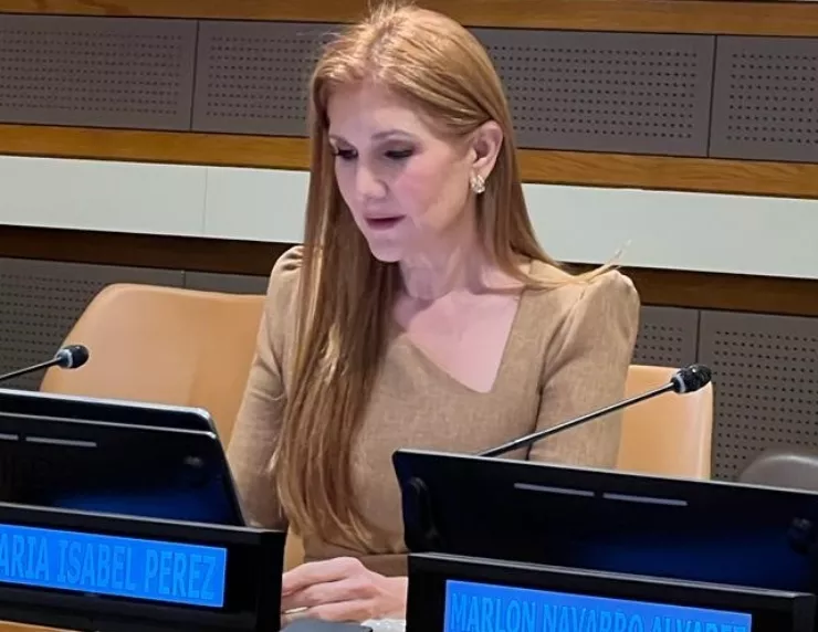 María Isabel Pérez Magluta, en la sede de la ONU.