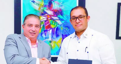 Héctor Porcella y  Jimmy Arias Grullón.