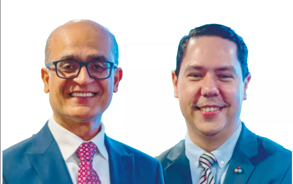 Deodat Maharaj y Leonel Naut.