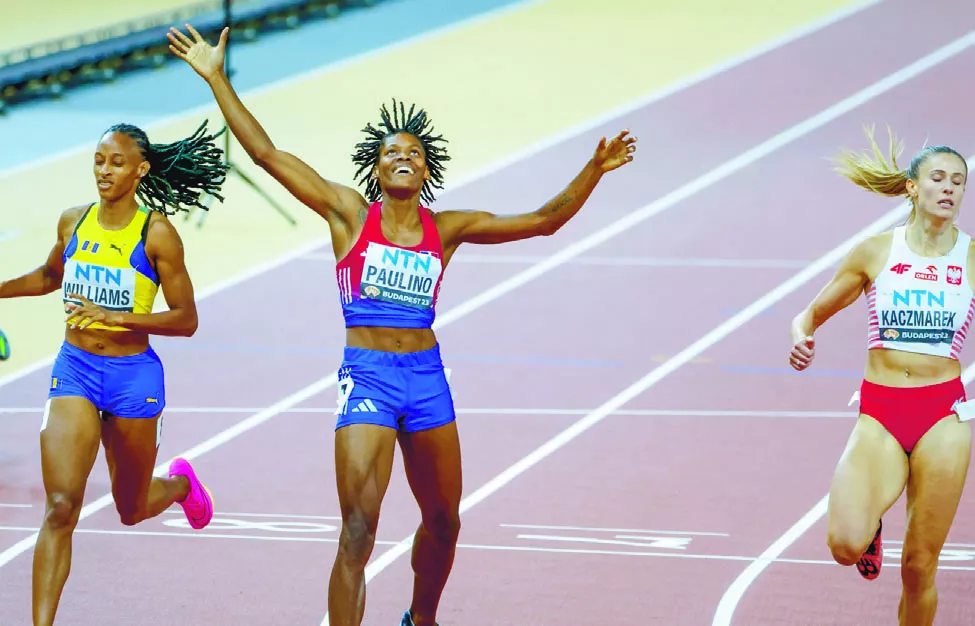 La atleta dominicana, Marileidy Paulino,  sigue plasmando sus huellas en los grandes escenario del  atletismo.