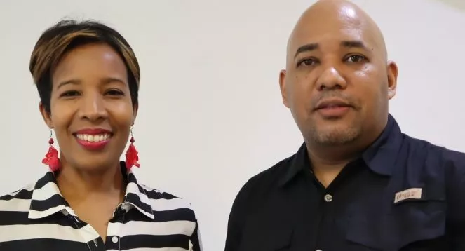 Milka Hernández e Isaac Ramírez.