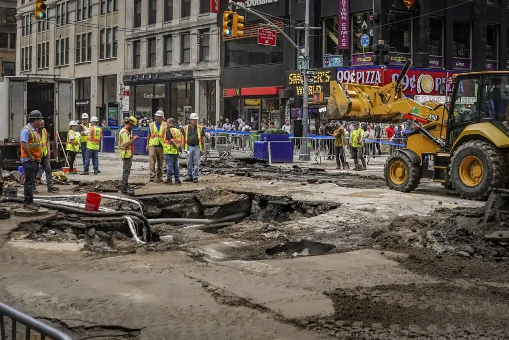 Tubería de agua en Nueva York