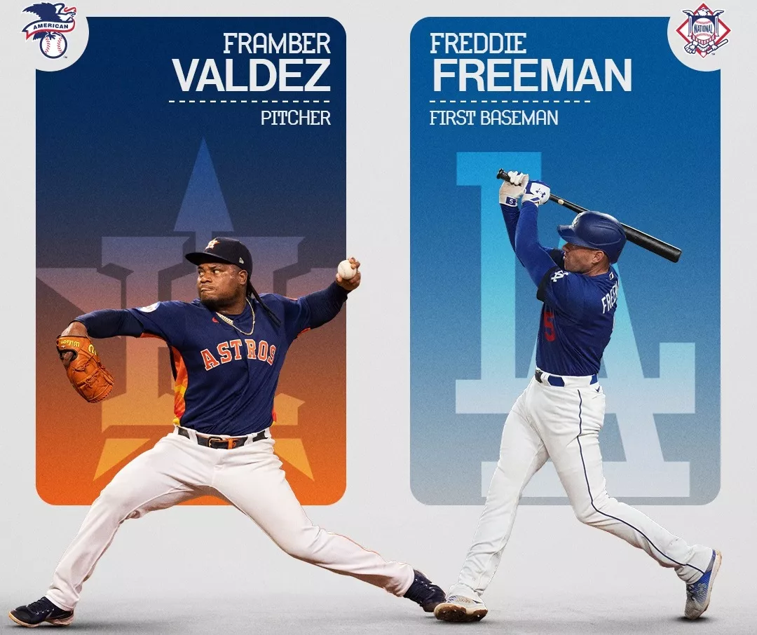 Framber Valdez y Freddie Freeman