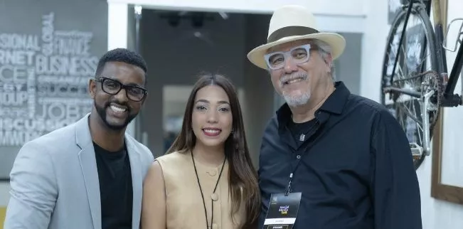 José Guillermo Díaz, Nathasha Paulino  y Juan Angustia