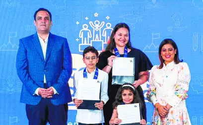Danilo Ginebra, Elián Hernández, Pamela Báez, Maía González y Melina Silva.