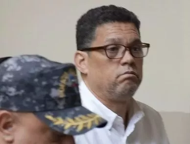 Edward Armando Vidal en audiencia ayer.