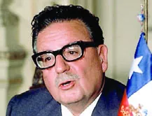 Salvador Allende en el  50 aniversario de su muerte.