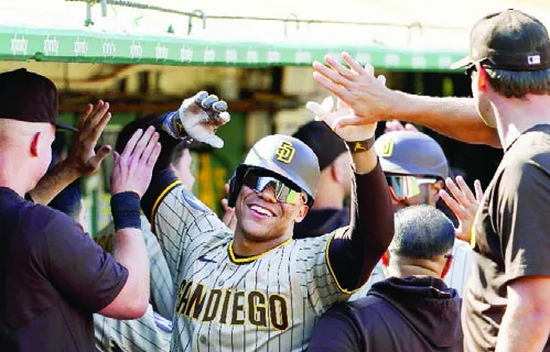 Juan Soto  impuso su poder  ante los lanzadores de los Atléticos