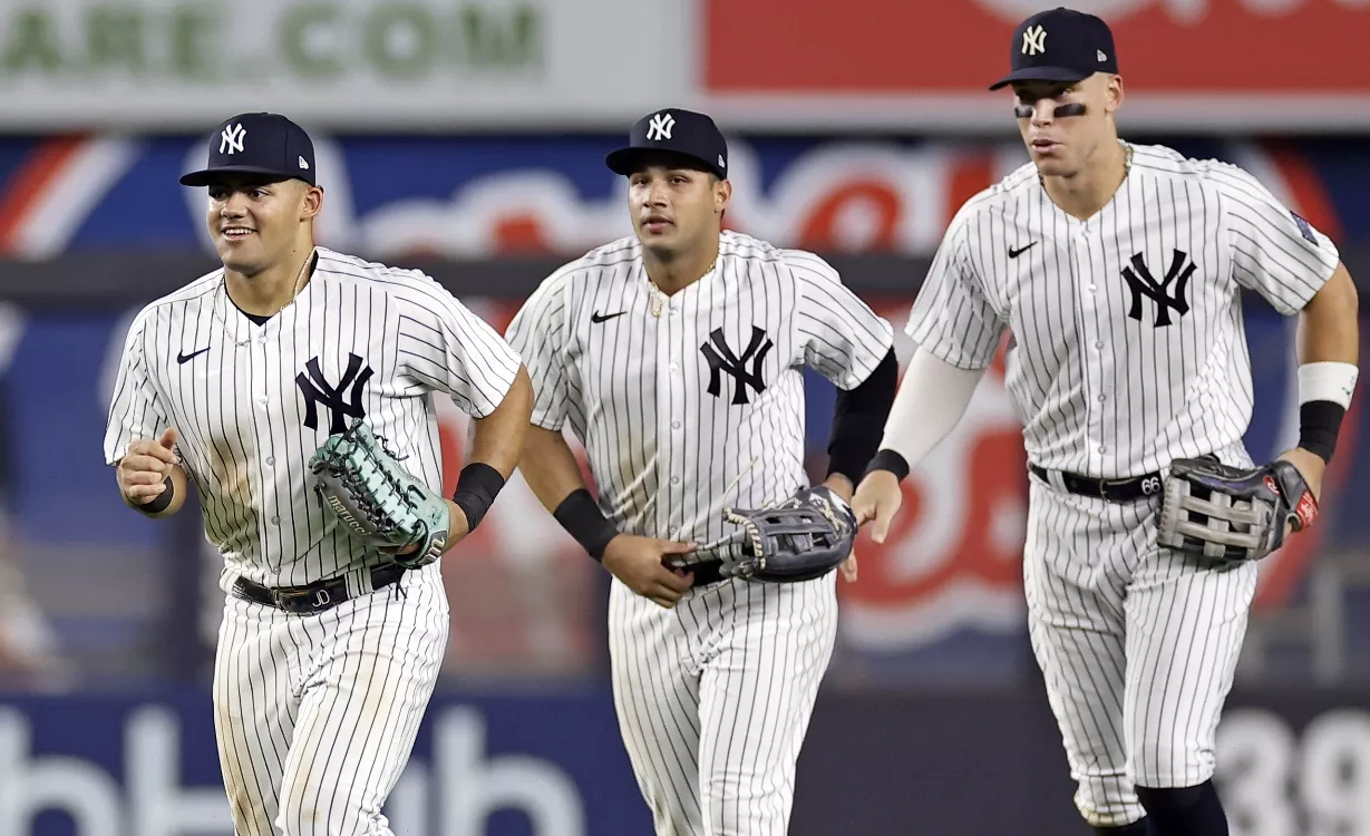 Jasson Dominguez, Aaron Judge, Everson Pereira