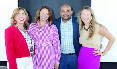Marbel Lugo, Ninoshka González Hazim, Manuel Ventura y Olga Lyzhina.