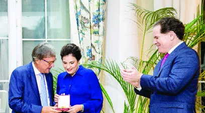 Antonio Pérez-Hernández, María Amalia León y Manuel Corripio.