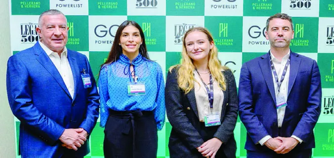 Ricardo Pellerano, Laura Pellerano, Elena Lewis y David Freeman.