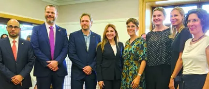 Francisco Caraballo, Karsten Windeler, Johannes Kelner, Carolina Mejía, Anna Lurhmann, Annete Walter, Mike Friedrechsen y  Annette Kalmund.