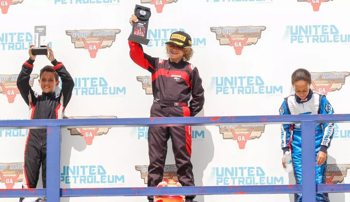 Raymi Guzmán Jr.  se proyecta para ser uno de los mejores pilotos  dominicanos en kartismo.