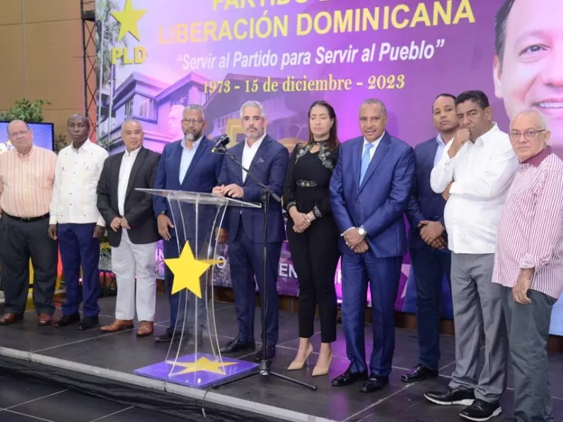 El Gabinete dio declaraciones en la  Casa Nacional del PLD.