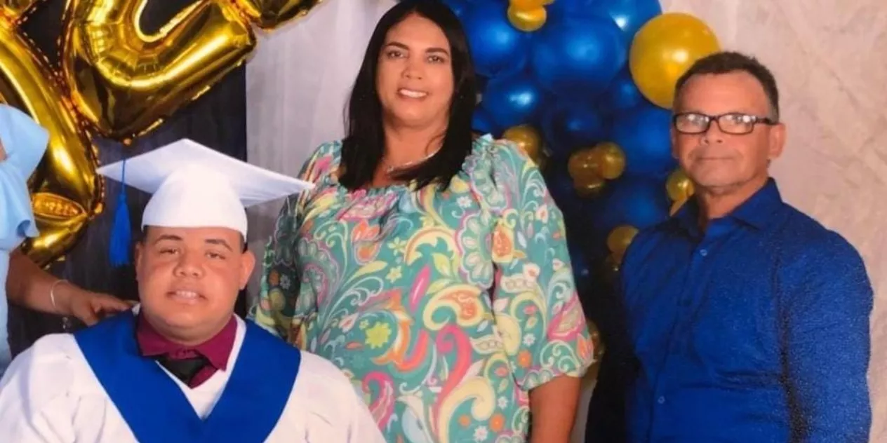 Ramón Eugenio Medina, su esposa Carmelina Antonia Cabreja y su hijo Daniel Medina Cabreja.