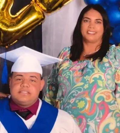 Dos integrantes de la familia masacrada en Aminilla.