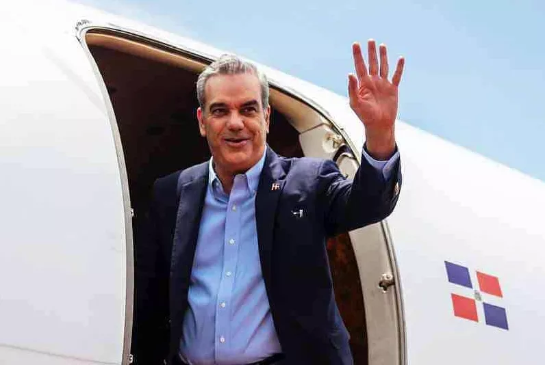 Abinader también viajará a New York el domingo.