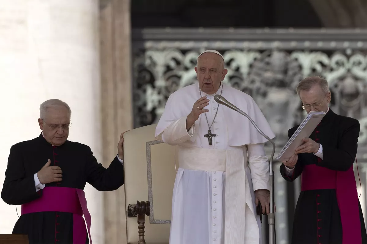 Pope Francis leads weekly general audience