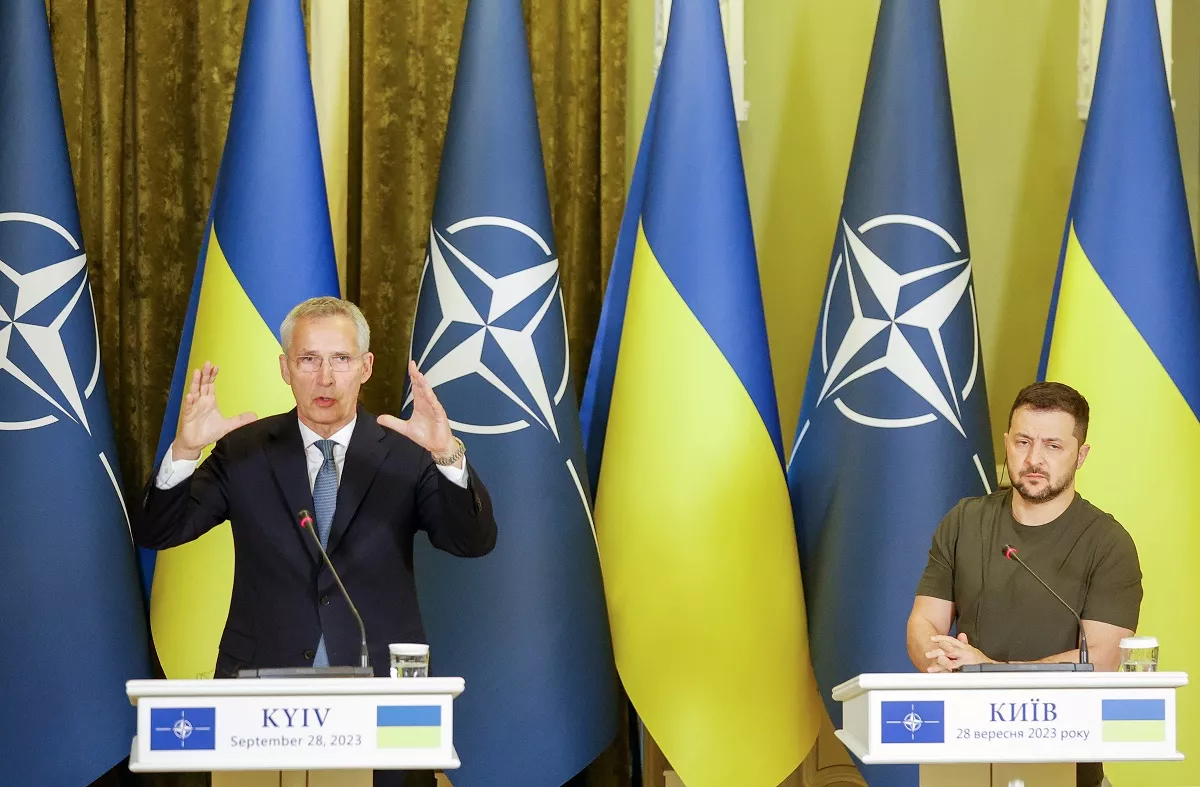 NATO Secretary General Jens Stoltenberg visits Ukraine
