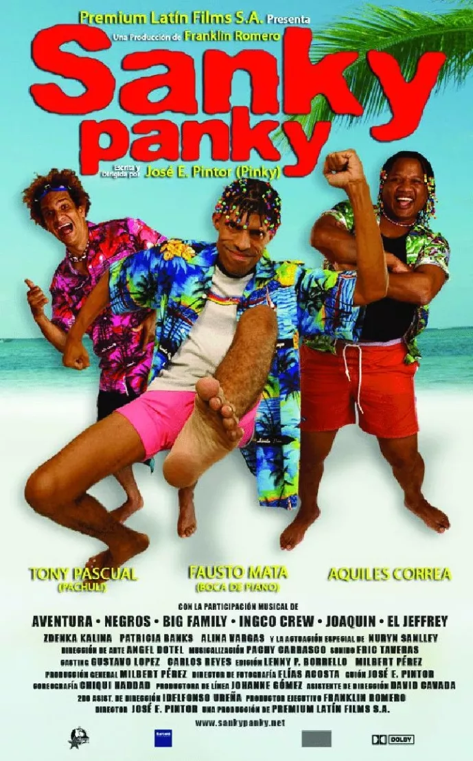 Afiches  de las cintas dominicanas que han sido sagas y que han logrado éxito.